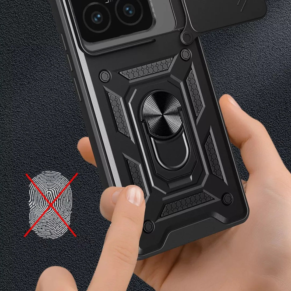 Maska za Xiaomi 15 Pro, Techsuit, CamShield, Crna