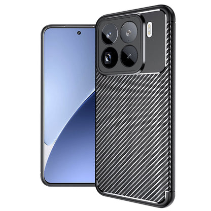 Maska za Xiaomi 15 Pro, Techsuit, CarbonFiber, Crna