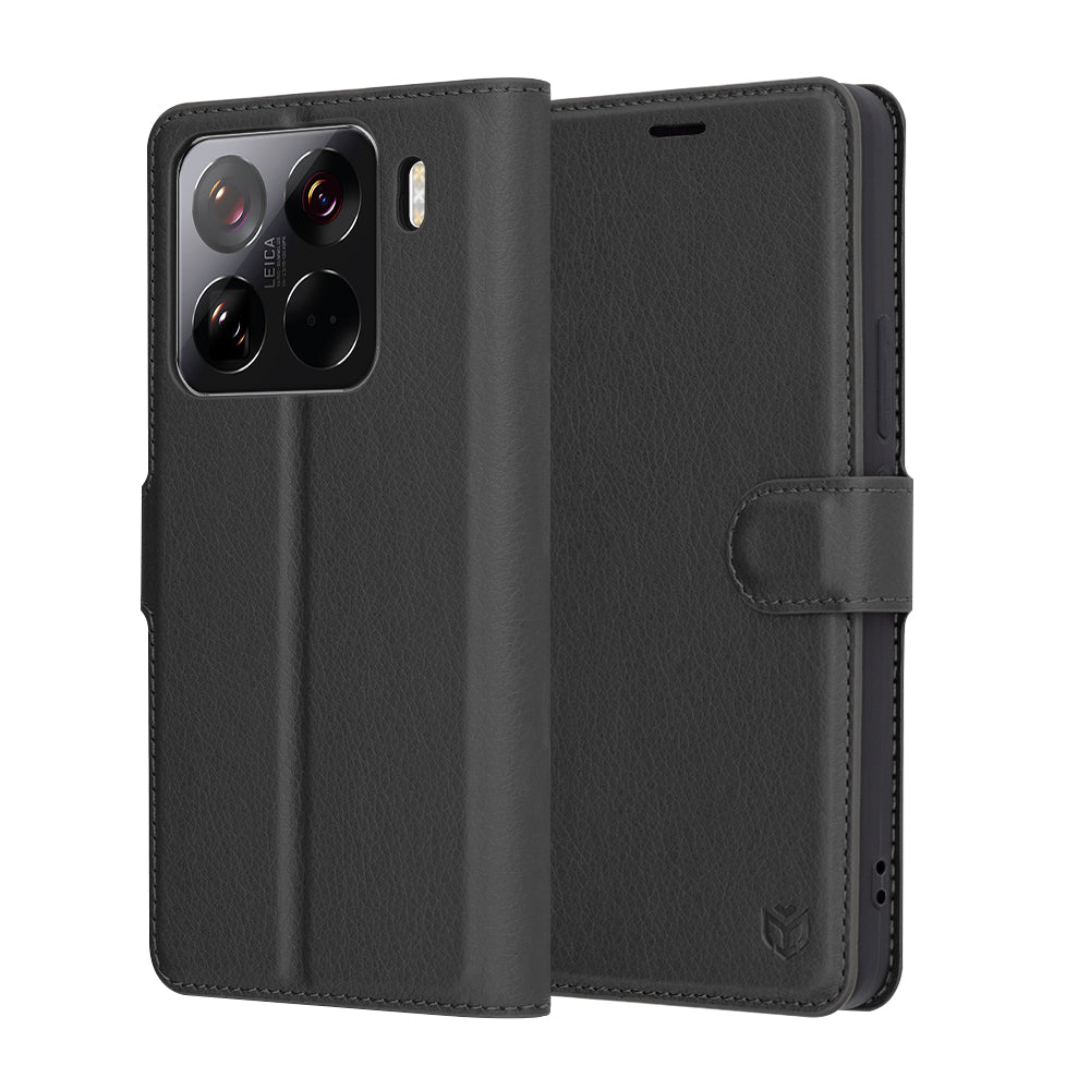Futrola za Xiaomi 15 Pro, Techsuit, Leather Folio, Crna