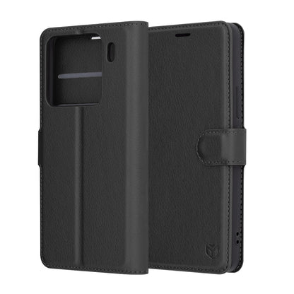 Futrola za Xiaomi 15 Pro, Techsuit, Leather Folio, Crna