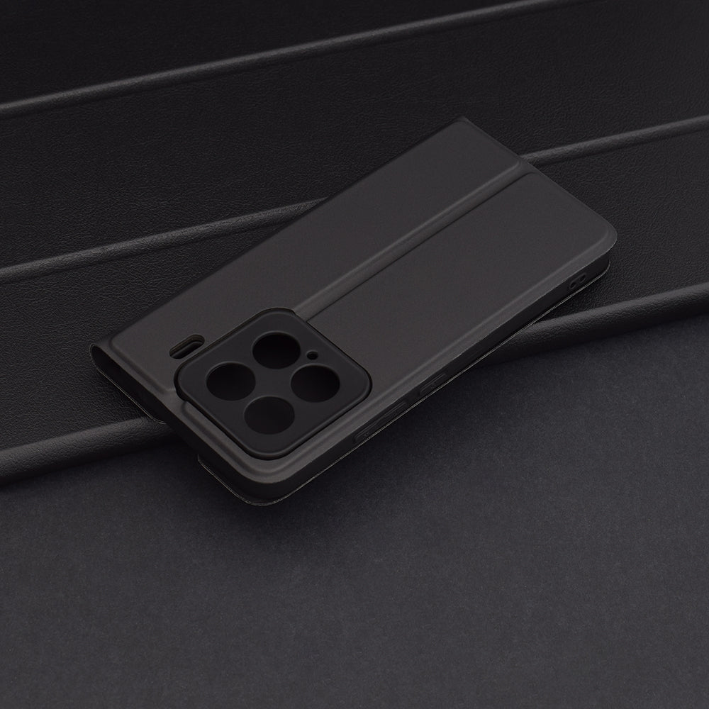 Futrola za Xiaomi 15, Techsuit, Magskin Book, Crna