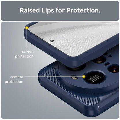 Maska za Xiaomi 15 Ultra, Techsuit, Karbon, Plava