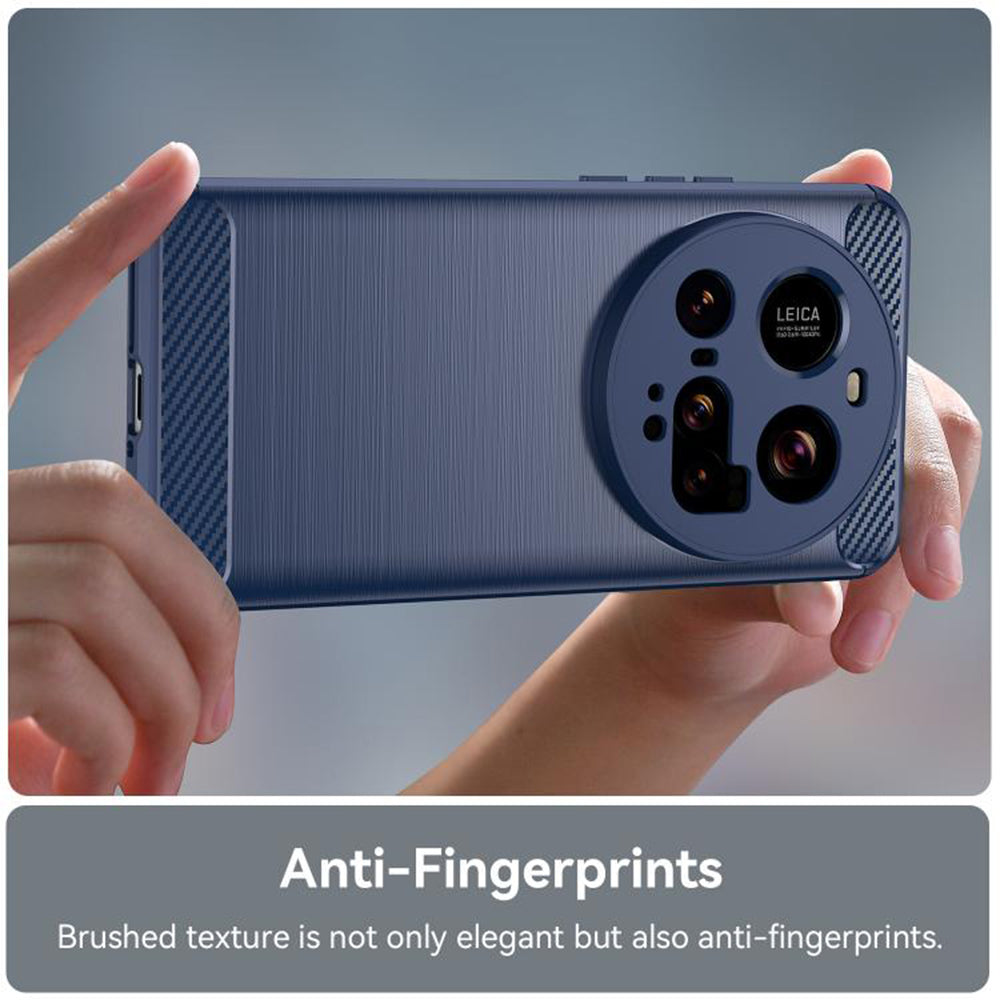 Maska za Xiaomi 15 Ultra, Techsuit, Karbon, Plava