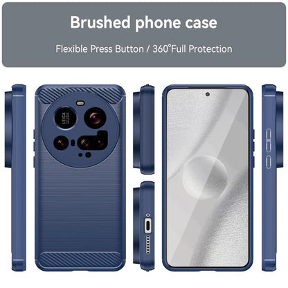 Maska za Xiaomi 15 Ultra, Techsuit, Karbon, Plava