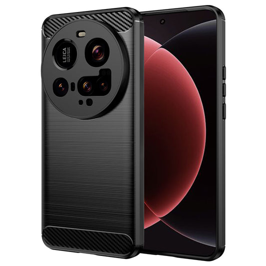 Maska za Xiaomi 15 Ultra, Techsuit, Karbon, Crna