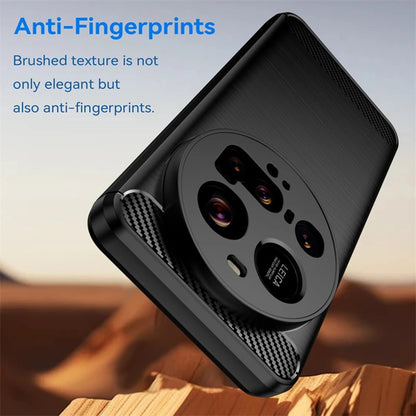 Maska za Xiaomi 15 Ultra, Techsuit, Karbon, Crna