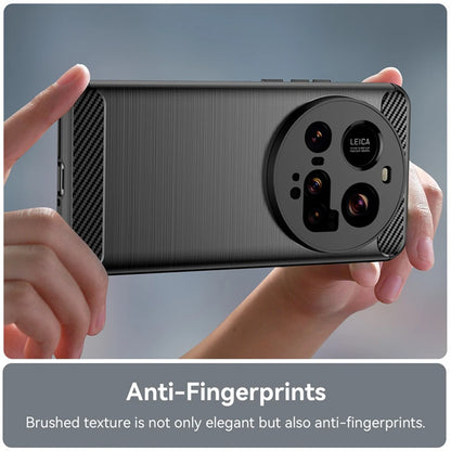 Maska za Xiaomi 15 Ultra, Techsuit, Karbon, Crna