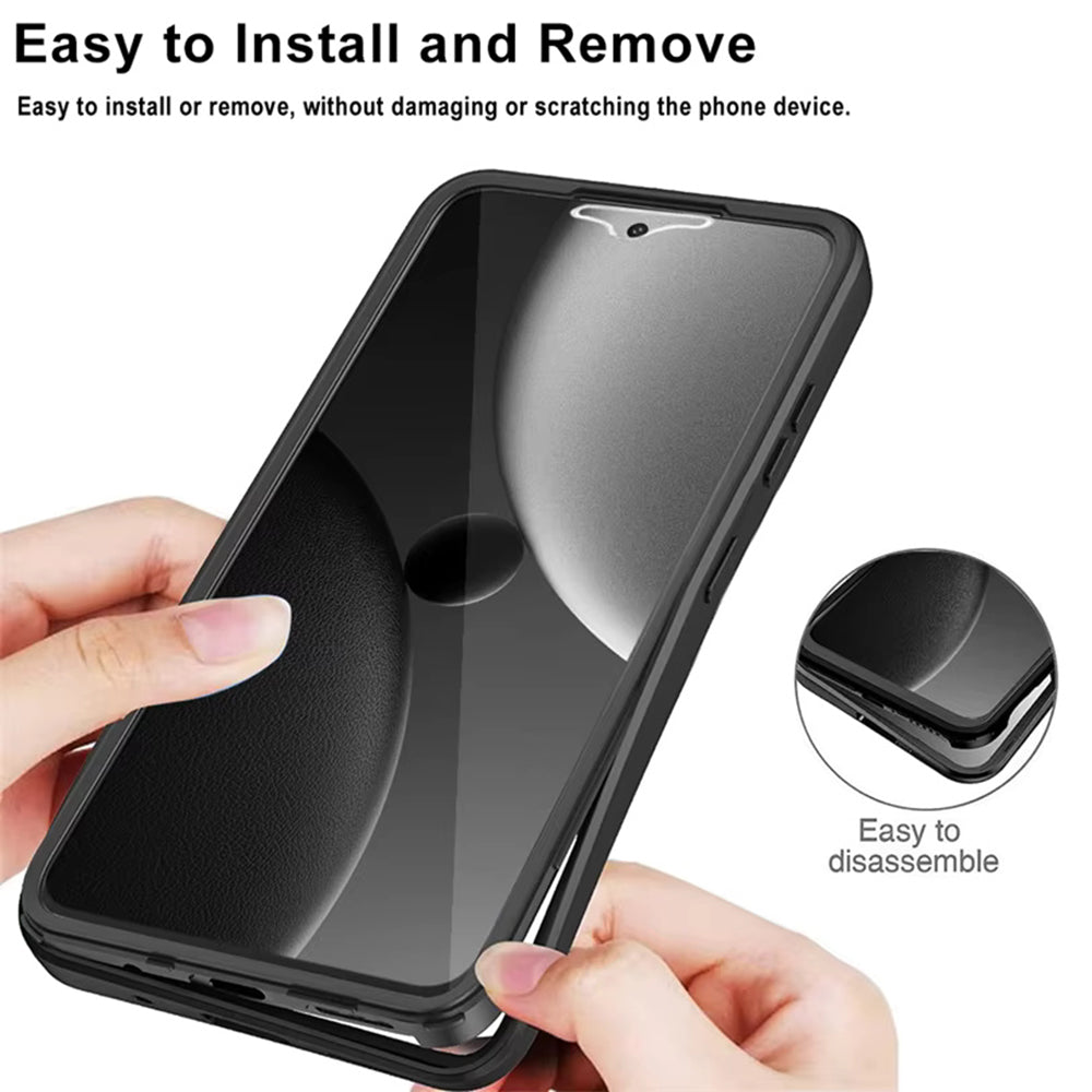 Maska za Xiaomi 15 Ultra, Techsuit, ColorVerse 360, Crna