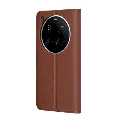 Futrola za Xiaomi 15 Ultra, Techsuit, Kožna Folio, Smeđa