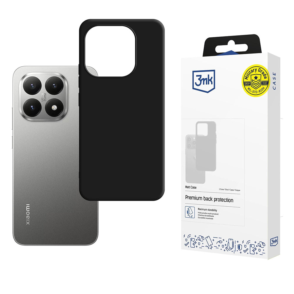 Futrola za Xiaomi 15T, 3MK, Mat Crna