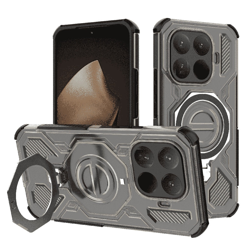 Futrola za Xiaomi 15T Pro, Techsuit, Carbon Shield Pro, Svijetlo crna