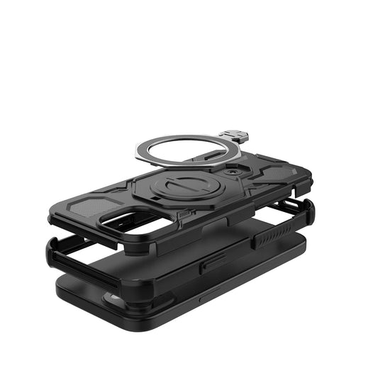 Futrola za Xiaomi 15T Pro, Techsuit, Carbon Shield Pro, Svijetlo crna