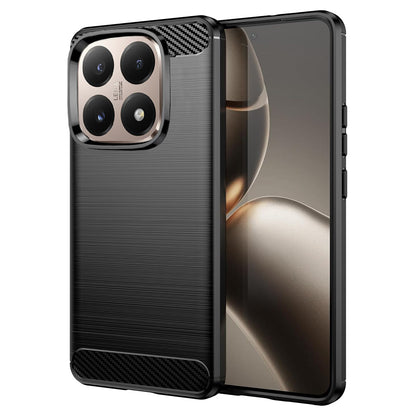Futrola za Xiaomi 15T, Techsuit, Karbon, Crna