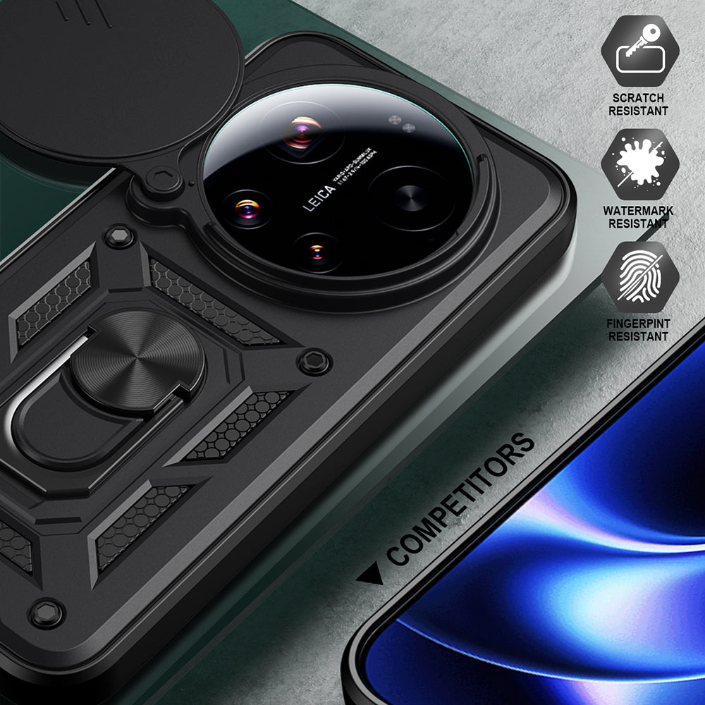 Futrola za Xiaomi 17 Ultra, Techsuit, CamShield, Crna