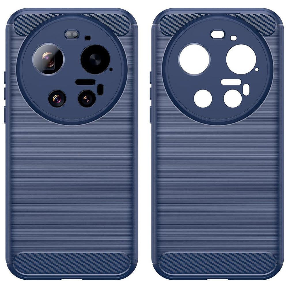 Futrola za Xiaomi 17 Ultra, Techsuit, Karbon, Plava