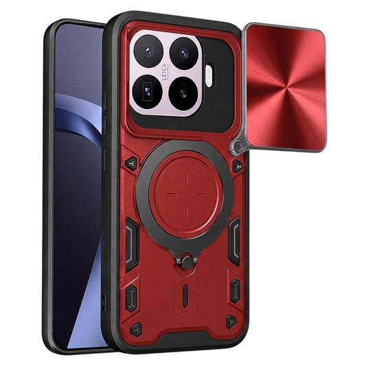 Maska za Xiaomi 17T Pro, Techsuit, CamGuard Pro, Crvena