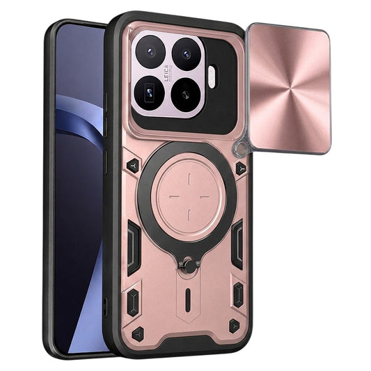 Maska za Xiaomi 17T Pro, Techsuit, CamGuard Pro, Ružičasto Zlatna