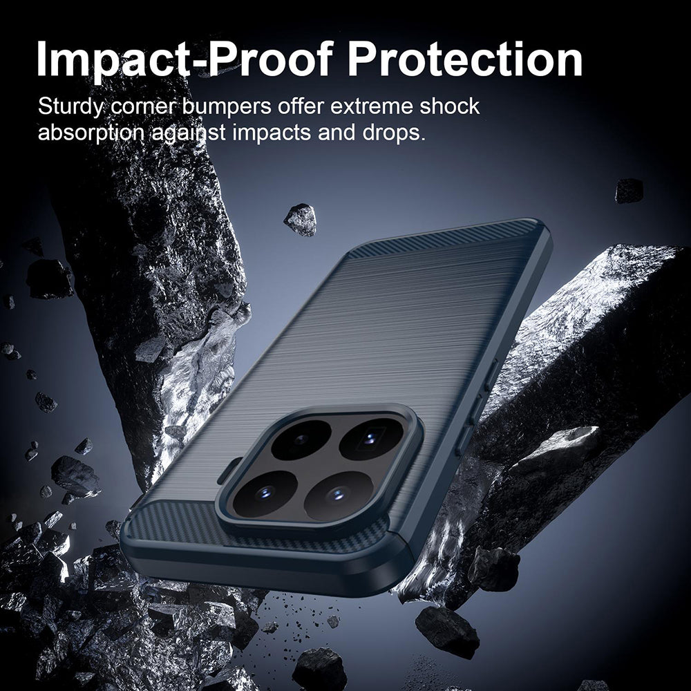 Maska za Xiaomi 17T Pro, Techsuit, Karbon, Plava