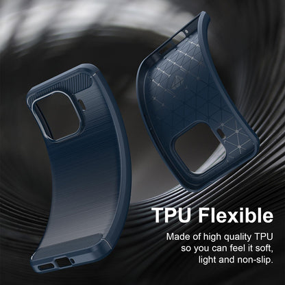 Maska za Xiaomi 17T Pro, Techsuit, Karbon, Plava