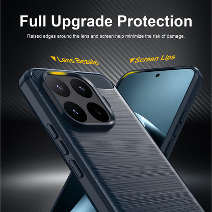 Maska za Xiaomi 17T Pro, Techsuit, Karbon, Plava