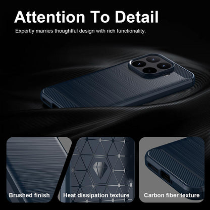 Maska za Xiaomi 17T Pro, Techsuit, Karbon, Plava
