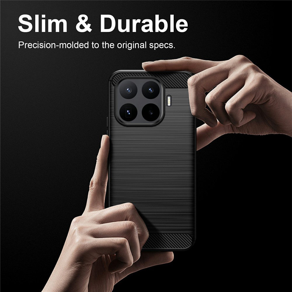 Maska za Xiaomi 17T Pro, Techsuit, Karbon, Crna