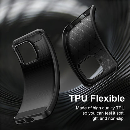 Maska za Xiaomi 17T Pro, Techsuit, Karbon, Crna