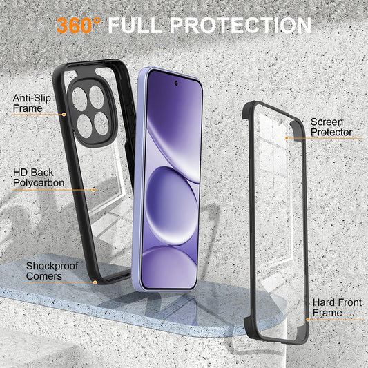 Maska za Xiaomi 17T Pro, Techsuit, ColorVerse 360, Crna