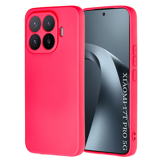 Maska za Xiaomi 17T Pro, Techsuit, SoftFlex, Tamno Roza