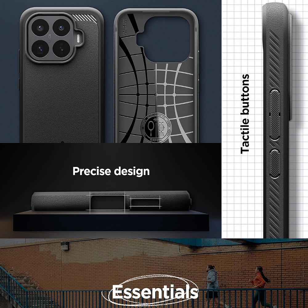 Maska za Xiaomi 17T, Spigen, Rugged Armor, Crna ACS11870