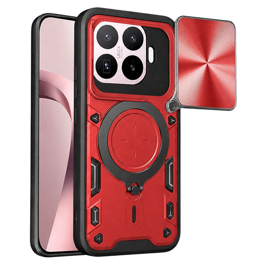 Maska za Xiaomi 17T, Techsuit, CamGuard Pro, Crvena