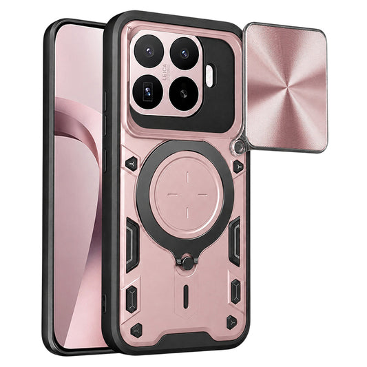 Maska za Xiaomi 17T, Techsuit, CamGuard Pro, Ružičasto zlatna