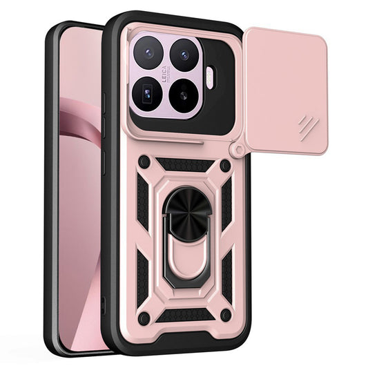 Maska za Xiaomi 17T, Techsuit, CamShield, Ružičasto zlatna