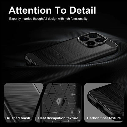 Maska za Xiaomi 17T, Techsuit, Karbon, Crna
