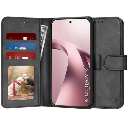 Futrola za Xiaomi 17T, Techsuit, Diary Book, Crna