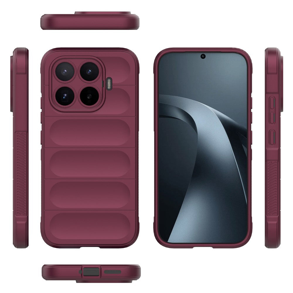 Maska za Xiaomi 17T, Techsuit, Magic Shield, Bordo