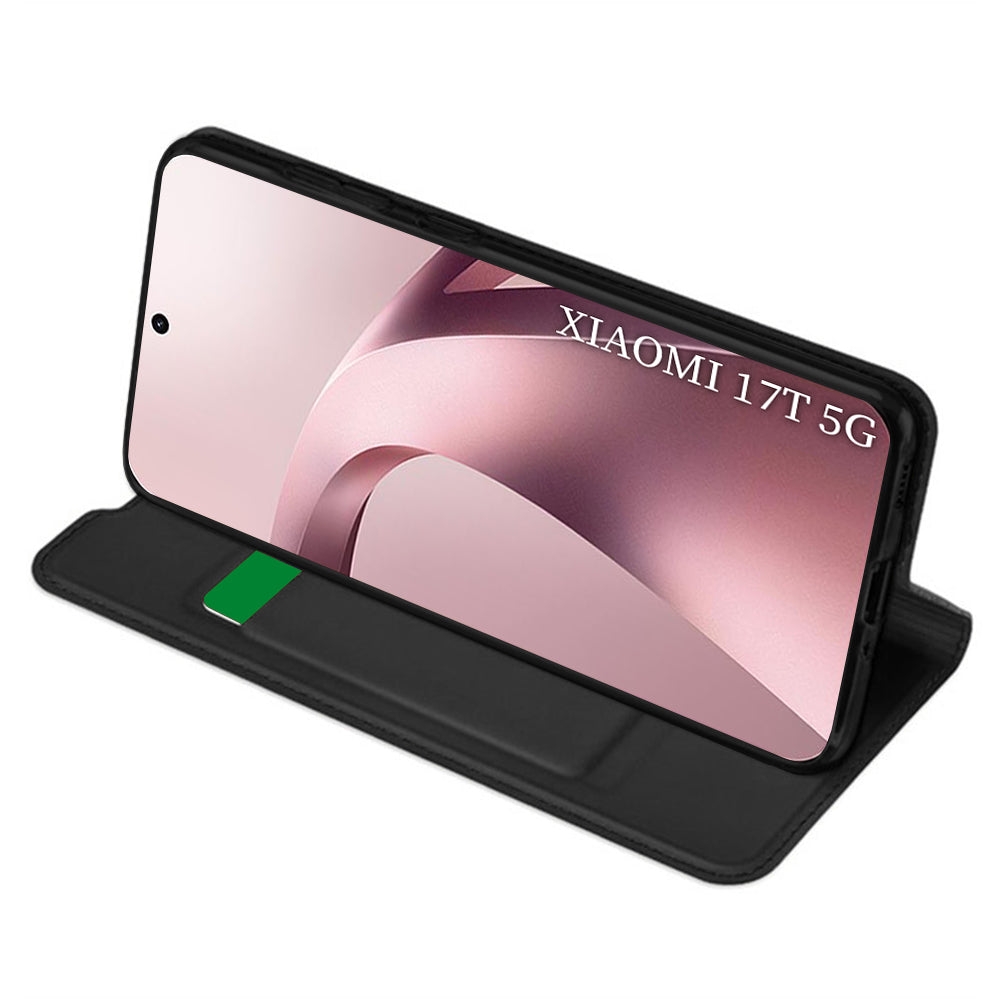 Futrola za Xiaomi 17T, Techsuit, Magskin Book, Crna