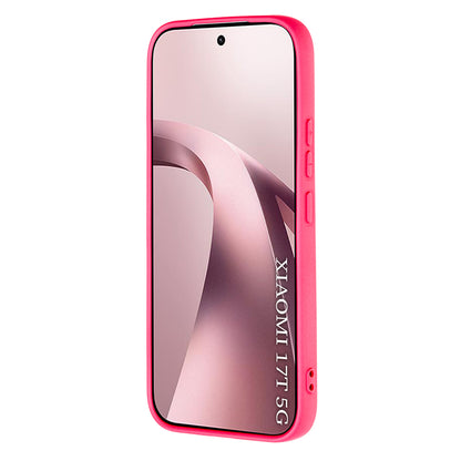 Maska za Xiaomi 17T, Techsuit, SoftFlex, Tamno Roza