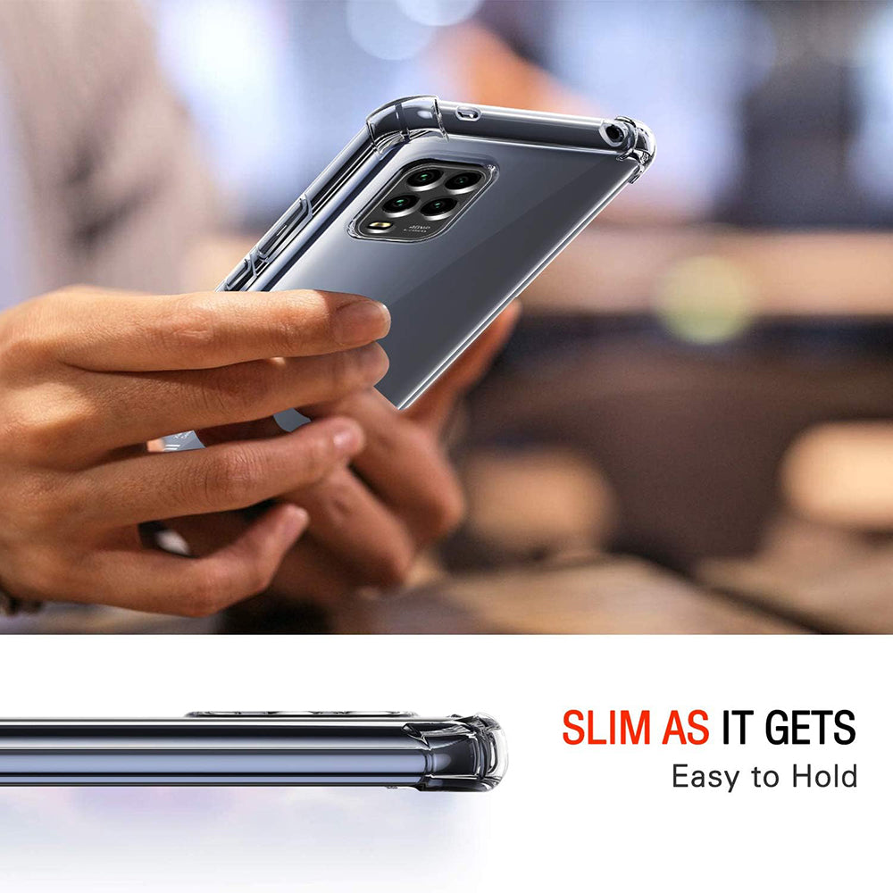 Maska za Xiaomi Mi 10 Lite 5G, Techsuit, Shockproof Clear, Prozirna