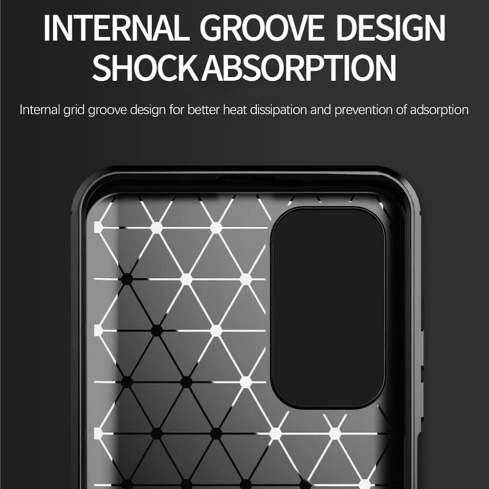 Maska za Xiaomi Mi 10T 5G / 10T Pro 5G, Techsuit, Karbon, Crna
