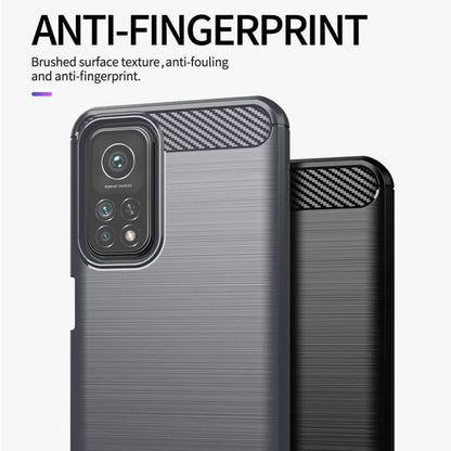 Maska za Xiaomi Mi 10T 5G / 10T Pro 5G, Techsuit, Karbon, Crna