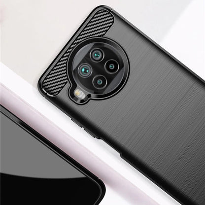 Maska za Xiaomi Mi 10T Lite 5G, Techsuit, Karbon, Crna