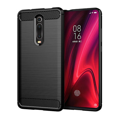 Maska za Xiaomi Mi 9T Pro / 9T / Redmi K20 Pro / K20, Techsuit, Karbon, Crna