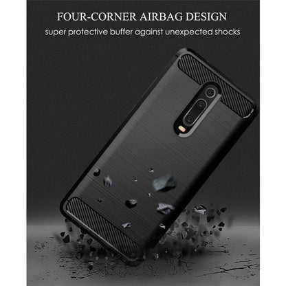 Maska za Xiaomi Mi 9T Pro / 9T / Redmi K20 Pro / K20, Techsuit, Karbon, Crna