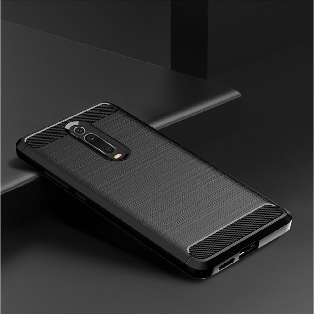Maska za Xiaomi Mi 9T Pro / 9T / Redmi K20 Pro / K20, Techsuit, Karbon, Crna