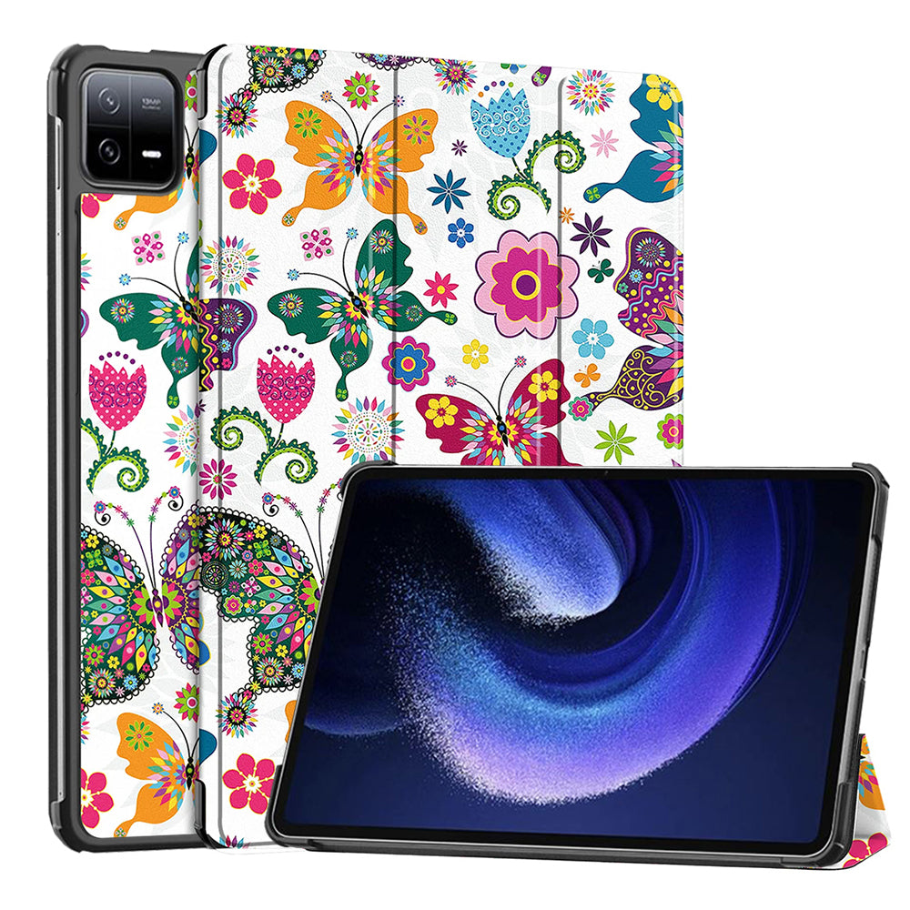 Futrola za Xiaomi Pad 6 / 6 Pro, Techsuit, FoldPro Butterfly, Višebojna