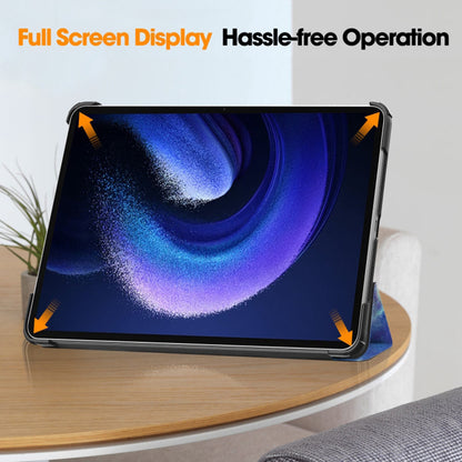 Futrola za Xiaomi Pad 6 / 6 Pro, Techsuit, FoldPro Galaxy, Višebojna