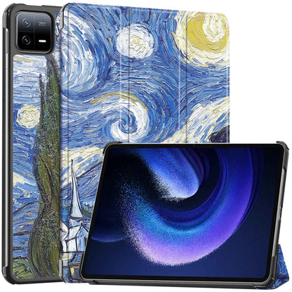 Futrola za Xiaomi Pad 6 / 6 Pro, Techsuit, FoldPro Starry Night, Višebojna