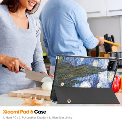 Futrola za Xiaomi Pad 6 / 6 Pro, Techsuit, FoldPro Starry Night, Višebojna