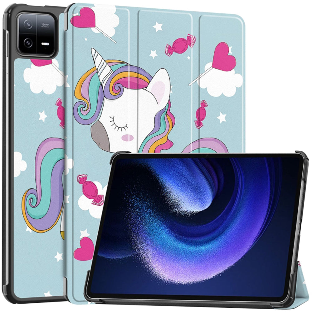Futrola za Xiaomi Pad 6 / 6 Pro, Techsuit, FoldPro Unicorn, Višebojna
